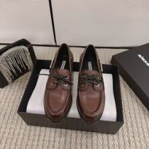 Brand Leather women flat shoes HG26090402