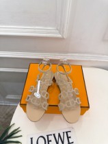 Hermes Leather women sandal shoes HG26102149