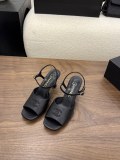 Chanel Leather women 7cm high heel sandal shoes HG26090917