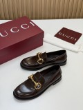 Gucci Leather women flat shoes HG26100507