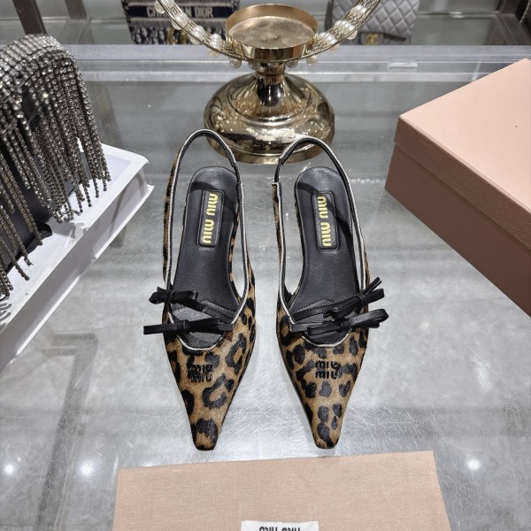 Miu Leather Miu women sandal shoes HG26102625