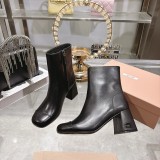 Miu Leather Miu women boots HG26101565