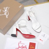 Christian Leather Louboutin women 10cm high heel shoes HG26102733