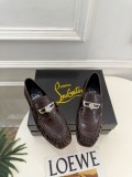 Christian Leather Louboutin men flat shoes HG26092184