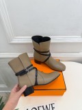 Hermes Leather women boots HG26092953