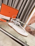 Hermes Leather women sandal shoes HG261028121