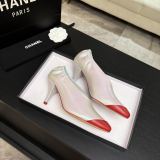 Chanel Leather women high heel shoes HG26101123