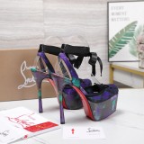 Christian Leather Louboutin women 14.5cm high heel shoes HG26102759