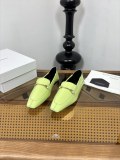 YSL Leather women flat shoes HG26082827