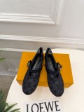 Louis Leather Vuitton women flat shoes HG26102732