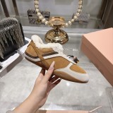 Miu Leather Miu women sport shoes HG26092977
