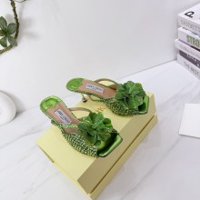 Jimmy Leather Choo women 6.5cm high heel sandal shoes HG26083159