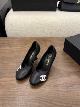 Chanel Leather women high heel shoes HG26102936