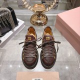 Miu Leather Miu women flat shoes HG26091303