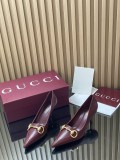 Gucci Leather women 7.5cm high heel shoes HG26090437