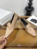 YSL Leather women flat shoes HG26082827
