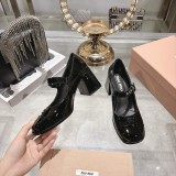 Miu Leather Miu women 4.5cm sandal shoes HG26101414
