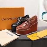 Louis Leather Vuitton women flat shoes HG26100801