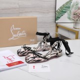 Christian Leather Louboutin women 1.5cm high heel shoes HG26102747