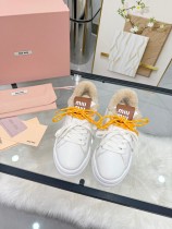 Miu Leather Miu women sport shoes HG26100312