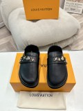 Louis Leather Vuitton women sandal shoes HG26100246