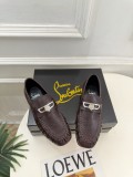 Christian Leather Louboutin men flat shoes HG26092184