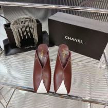 Chanel Leather women 7.5cm high heel sandal shoes HG26102950