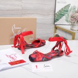 Christian Leather Louboutin women 1.5cm high heel shoes HG26102748