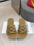 Loewe Leather women sandal shoes HG26092917