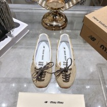 Miu Leather Miu women sport shoes HG26090228