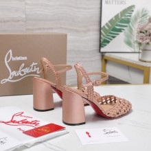 Christian Leather Louboutin women 8.5cm high heel shoes HG26100710