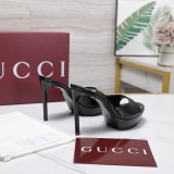 Gucci Leather women 10.5cm high heel shoes HG26083125