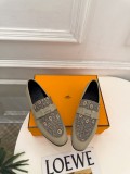Hermes Leather women flat shoes HG26102644