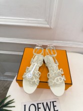 Hermes Leather women sandal shoes HG26102156