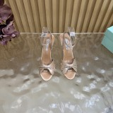 Aquazzura Leather women 10cm high heel sandal shoes HG26082907