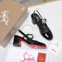 Christian Leather Louboutin women 5.5cm high heel shoes HG26102928