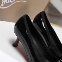 Christian Leather Louboutin women 5.5cm high heel shoes HG261028104