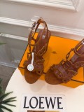Hermes Leather women 10cm high heel sandal shoes HG26102161
