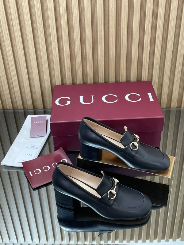 Gucci Leather women 5.5cm high heel shoes HG26090438