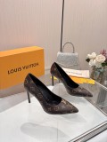 Louis Leather Vuitton women high heel shoes HG26101501