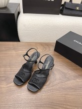 Chanel Leather women 7cm high heel shoes HG26090921