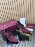 Gucci Leather women 6cm high heel shoes HG26090420