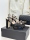 Chanel Leather women 11cm high heel sandal shoes HG26101201