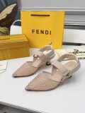Fendi Leather women sandal shoes HG26091130
