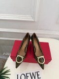 Salvatore Leather Ferragamo women 4.5cm high heel shoes HG26090151