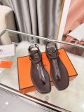 Hermes Leather women sandal shoes HG261028121