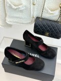 Chanel Leather women high heel shoes HG26090322