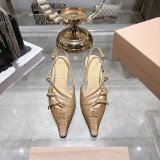 Miu Leather Miu women sandal shoes HG26102625