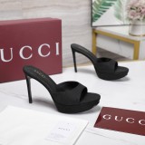 Gucci Leather women 10.5cm high heel shoes HG26083125