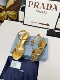 Prada Leather women 5.5cm sandal shoes HG26091043